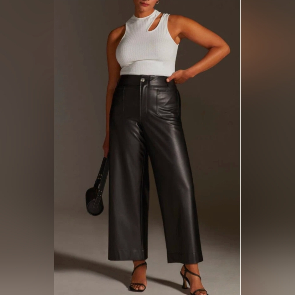 Women's Black Wide-Leg Pants